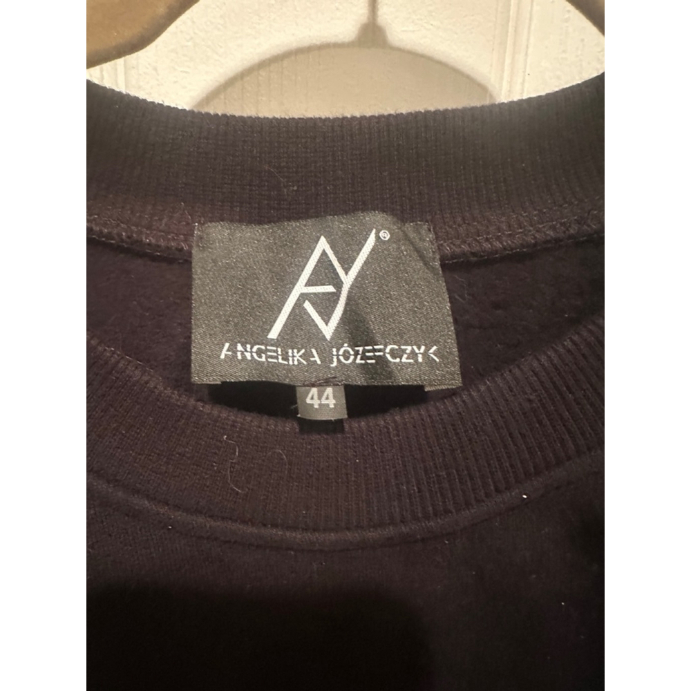 Angelika Jozefczyk Sweatshirt Black Gold Size Medium - Picture 3 of 5